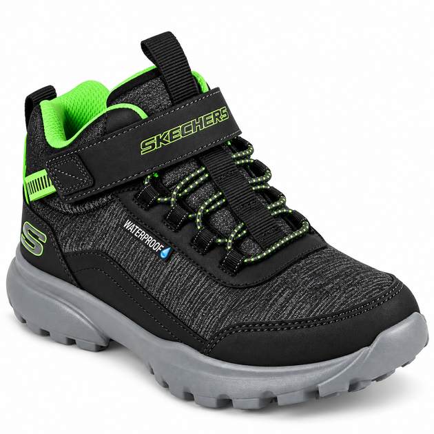 Кроссовки детские Skechers Razorflex Chill Waterproof водонепроницаемые черные с серым 32 (2021572031306) 20 см - Фото 1 Кроссовки детские Skechers Razorflex Chill Waterproof водонепроницаемые черные с серым 32 (2021572031306) 20 см - изображение 1