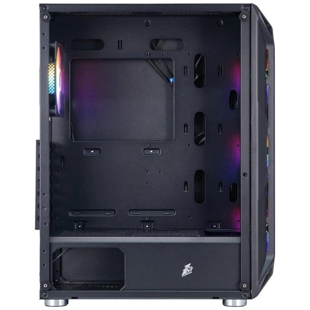 Корпус 1stPlayer X6-BK-4F1, Чорний - 595141 - зображення 4