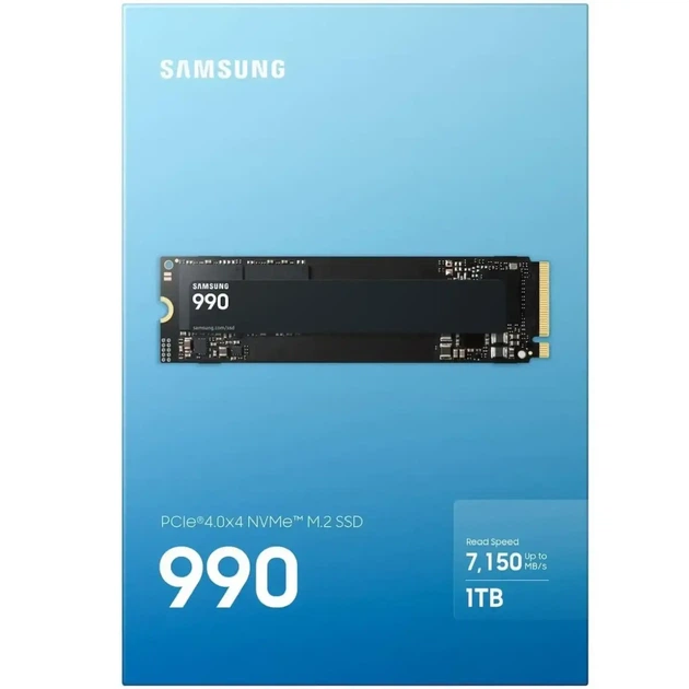 Накопичувач SSD Samsung 990 1TB M.2 NVMe PCIe 4.0 (MZ-V9V1T0BW) - изображение 4