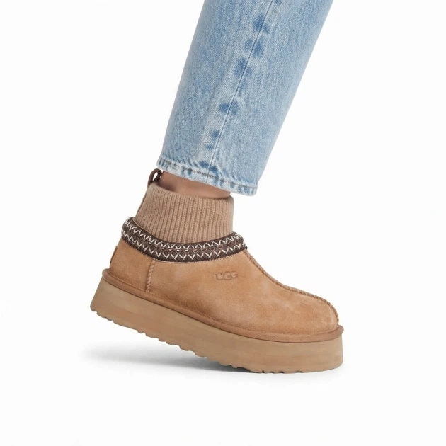 Женские угги UGG Tazz Platform Knit CHE 38 (24см) - Фото 4 Женские угги UGG Tazz Platform Knit CHE 38 (24см) - изображение 4