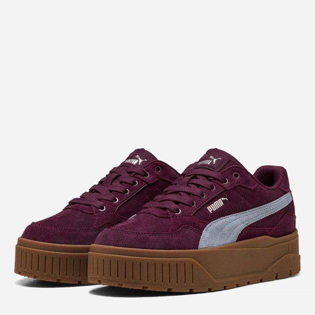Жіночі кеди замшеві низькі Puma Karmen II Idol SD 39746220 39 (6UK) 25 см Фіолетовий/Блакитний (4070032730875) - зображення 2