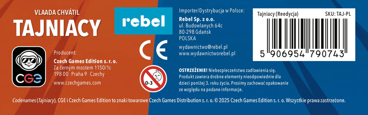 Gra planszowa Rebel Tajniacy (edycja polska) (5906954790743) - obraz 7