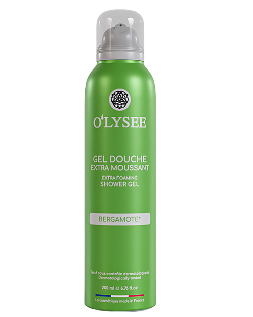 Гель-піна для душу з ароматом бергамоту O’LYSEE Extra Foaming shower Gel Bergamotte 200 мл (3520710011518) - Фото 1 Гель-піна для душу з ароматом бергамоту O’LYSEE Extra Foaming shower Gel Bergamotte 200 мл (3520710011518) - изображение 1