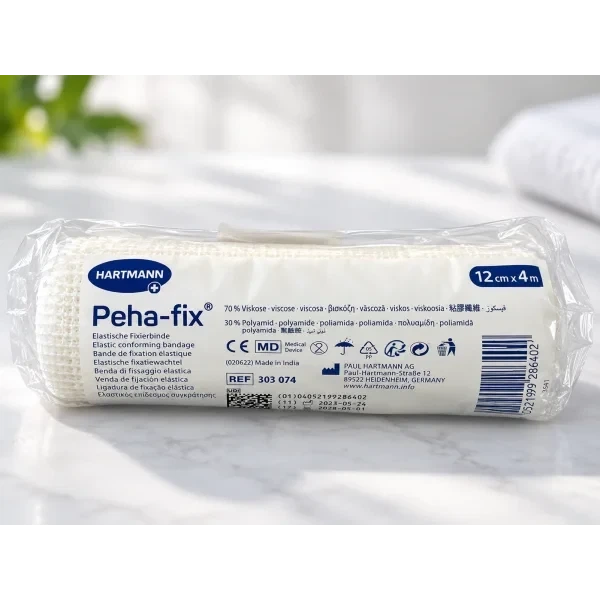 Бинт еластичний фіксуючий Peha-fix HARTMANN 12 см х 4 м - Фото 2 Бинт еластичний фіксуючий Peha-fix HARTMANN 12 см х 4 м - зображення 2