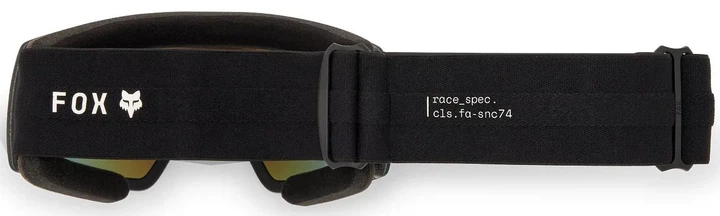 Маска велосипедная Fox Purevue Black Mirror Blue Lens черная MTB вентилируемая - изображение 2