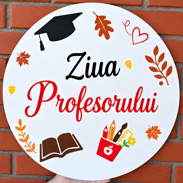 Мини Баннер Для Фотозоны Ziua Profesorului - Фото 1 Мини Баннер Для Фотозоны Ziua Profesorului - изображение 1