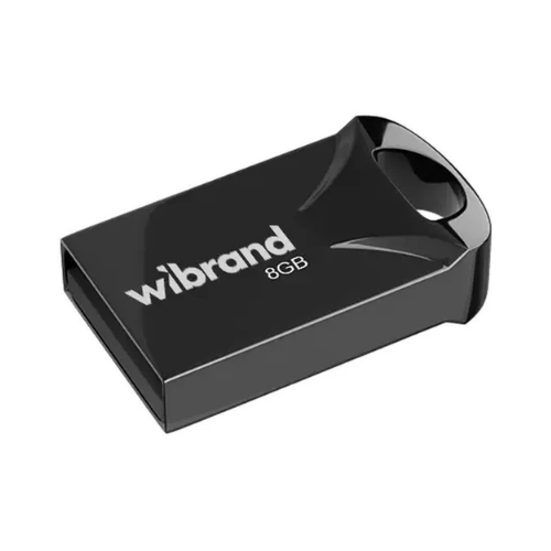 Флеш-накопичувач Wibrand USB 2.0 Hawk 8Gb Black - Фото 1 Флеш-накопичувач Wibrand USB 2.0 Hawk 8Gb Black - изображение 1