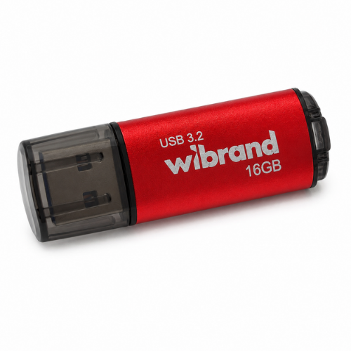 Флешка 16Гб USB 3.2 червоний Ladybug Gen1 Wibrand - Фото 1 Флешка 16Гб USB 3.2 червоний Ladybug Gen1 Wibrand - зображення 1