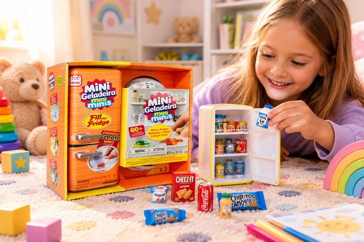 Міні холодильник Mini Brands набір для гри Fill the Fridge - Фото 2 Міні холодильник Mini Brands набір для гри Fill the Fridge - изображение 2