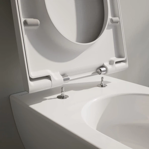 Підвісний унітаз PRO X Rimless/Silent Flush , в комплекті з сидінням slow closing, білий - Фото 5 Підвісний унітаз PRO X Rimless/Silent Flush , в комплекті з сидінням slow closing, білий - зображення 5