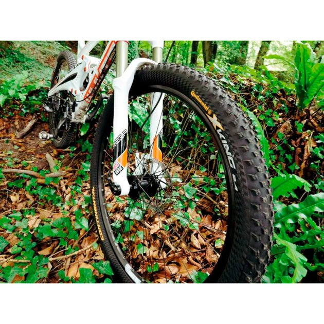 Покрышка MTB Continental Cross King 26 x 2.20 черная не складная skin внедорожная - изображение 5