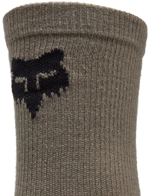 Носки велосипедные Fox Flexair Merino Nutmeg S/M мускатный шерсть мериноса 6 дюймов - Фото 4 Носки велосипедные Fox Flexair Merino Nutmeg S/M мускатный шерсть мериноса 6 дюймов - изображение 4