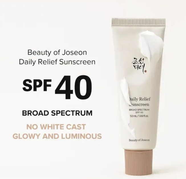 Солнцезащитный крем Beauty of Joseon Daily Relief Sunscreen SPF 40, 50мл - изображение 3