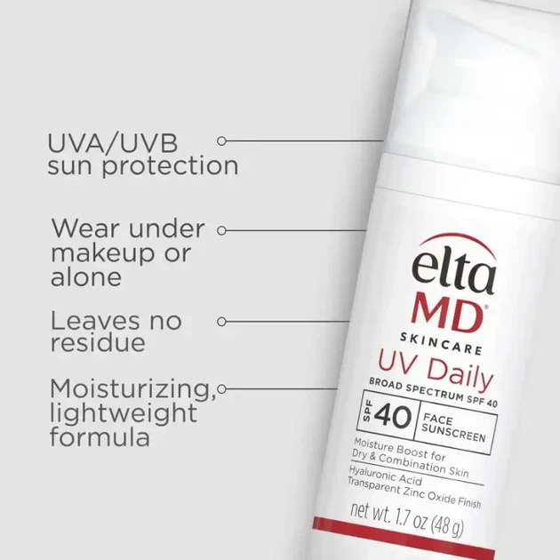 Солнцезащитный крем ELTA MD UV Daily Face Sunscreen SPF40 48 г - Фото 3 Солнцезащитный крем ELTA MD UV Daily Face Sunscreen SPF40 48 г - изображение 3