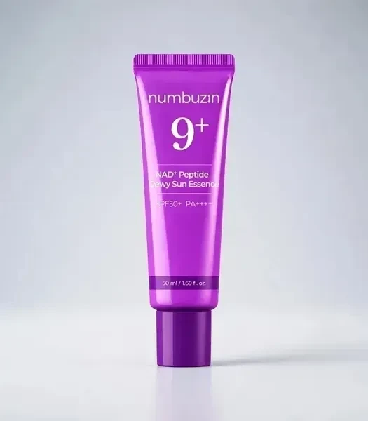 Солнцезащитная эссенция Numbuzin No.9 NAD+ 9 Peptides Dewy Sun Essence SPF50+ PA++++ - изображение 2