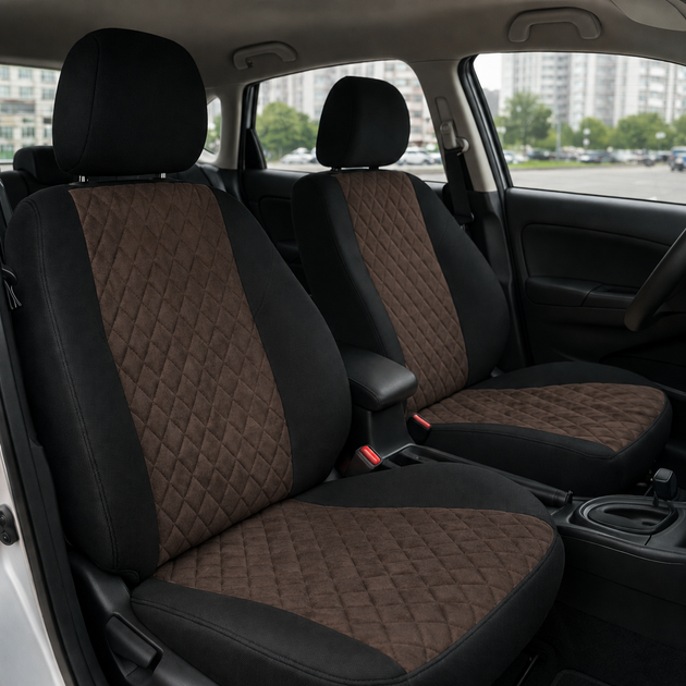 Авточехлы Antar Kia Optima 4 (JF) USA Коричневые антара (ANP-3293) - изображение 3