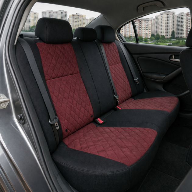 Авточехлы Antar Kia Optima 3 (TF) Красные антара (ANP-2561) - изображение 4