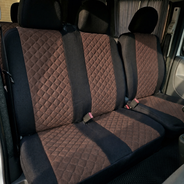 Авточехлы Antar Volkswagen LT46 (LT II) Коричневые антара + жаккард 1+2 (ANP12-0525) - Фото 4 Авточехлы Antar Volkswagen LT46 (LT II) Коричневые антара + жаккард 1+2 (ANP12-0525) - изображение 4