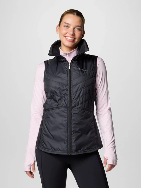 Теплый жилет короткий женский Columbia 481224535 M Черный (1161313373) - Фото 1 Теплый жилет короткий женский Columbia 481224535 M Черный (1161313373) - изображение 1