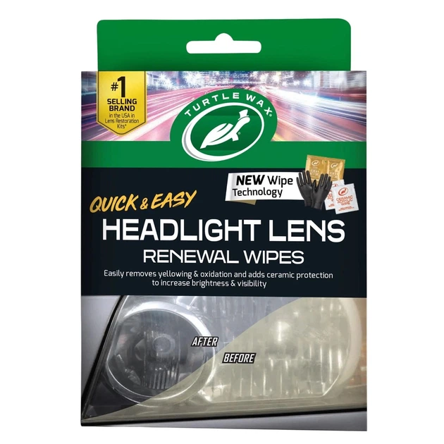 Набір серветок для полірування фар Headlight Lens Renewal Wipes 4 шт - Фото 1 Набір серветок для полірування фар Headlight Lens Renewal Wipes 4 шт - зображення 1