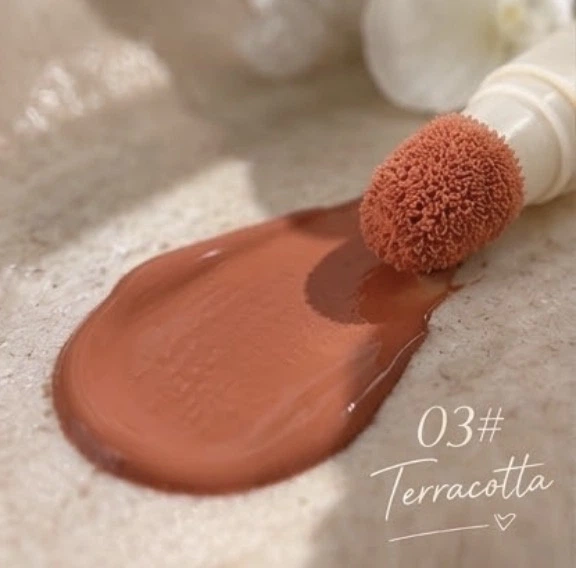 Матова помада-кушон для губ Gege bear Velvet Mist Lip Powder Cream, стійка, з ефектом зацілованих губ | відтінок 3 - зображення 6