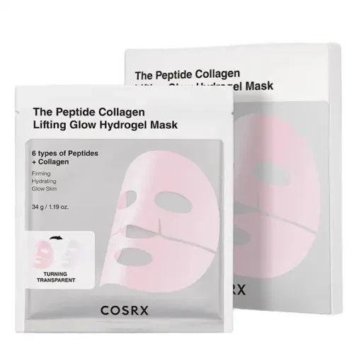Набор масок для лица Cosrx The Peptide Collagen Lifting Glow 3 шт (8809598457232) - Фото 1 Набор масок для лица Cosrx The Peptide Collagen Lifting Glow 3 шт (8809598457232) - изображение 1