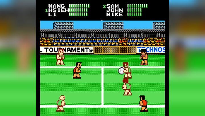 Збірник Ігор RMC Famicom Dendy 4 in 1 JY-072 Kunio-kun Super Dodge Ball, Hockey Club, Nekketsu Fighting Legend, Goal 3 90х TV Game Японська Версія Тільки Картридж Б/У - зображення 3
