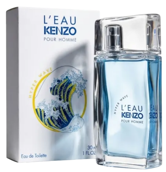 Туалетная вода для мужчин Kenzo L'eau Kenzo Pour Homme Hyper Wave 30 мл (3274872407244) - Фото 1 Туалетная вода для мужчин Kenzo L'eau Kenzo Pour Homme Hyper Wave 30 мл (3274872407244) - изображение 1