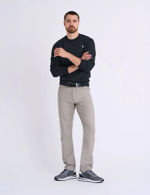 Чоловічий світшот U.S. Polo Assn. чорний XL - зображення 4
