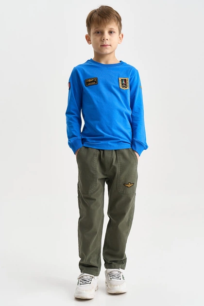 Штани хакі для хлопчика Aeronautica Militare 8327 8 (зріст 128 см) - изображение 6