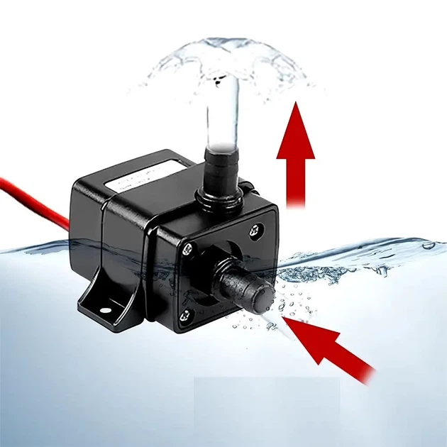 Мини погружной насос DC12V 240L/H с бесщеточным мотором - Фото 3 Мини погружной насос DC12V 240L/H с бесщеточным мотором - изображение 3