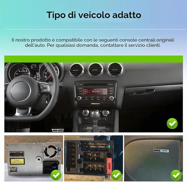 Автомагнитола для Audi TT 8J MK2 2008-2014 CAMECHO, Android 13, 4/64 ГБ, 9" - изображение 6