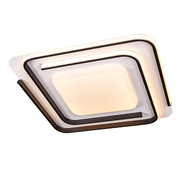 Потолочная декоративная светодиодная LED люстра 72 W Черная (25985) - изображение 2