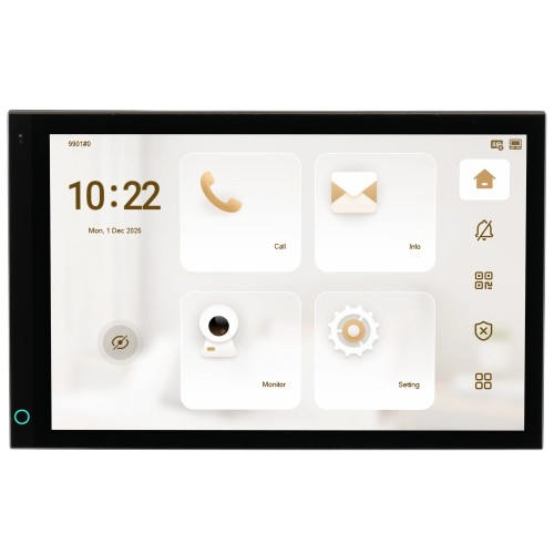 Видеодомофон с сенсорным дисплеем Dahua DHI-VTH5744A-WP-F 10.1" IPS 1280 × 800 WiFi Linux Black - изображение 2
