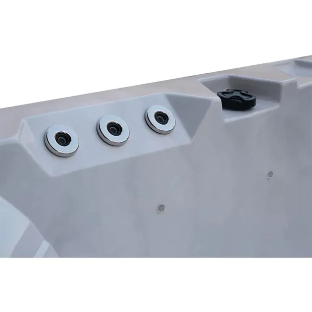 Гідромасажний СПА-басейн Aquajoy Monaco 220×220×90 см на 5 осіб, 74 форсунки, Bluetooth, LED - зображення 7