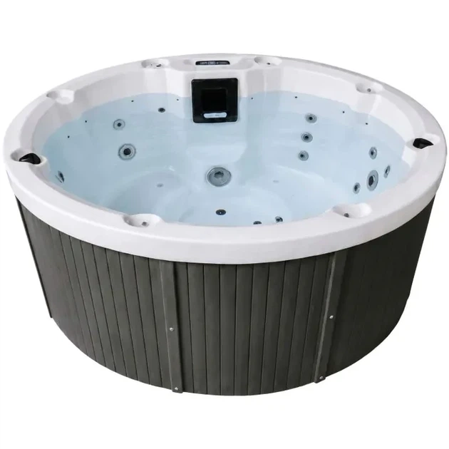 Гідромасажний СПА-басейн Aquajoy Lagoon Air Ø195×82 см на 7 осіб, 34 форсунки, аеромасаж, LED - зображення 2