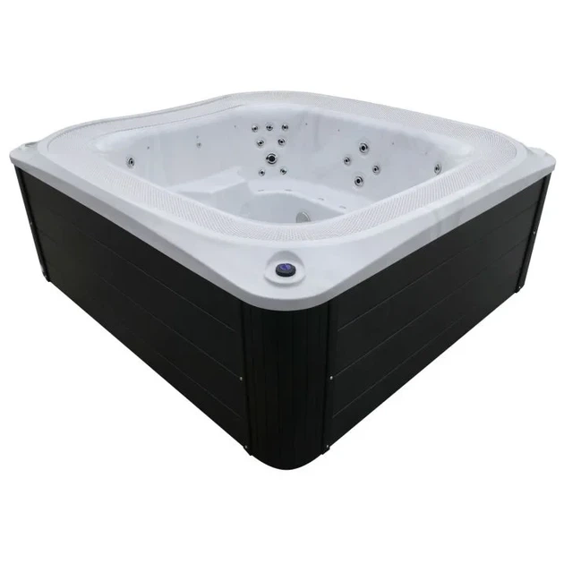 Переливний гідромасажний СПА-басейн Aquajoy Serenity 250×230×96 см на 8 осіб, 73 форсунки, Bluetooth - зображення 4