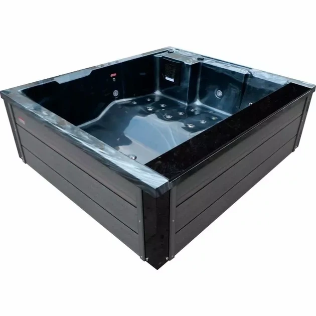 Гідромасажний СПА-басейн Aquajoy Venice 215×190×70 см на 3 особи, 47 форсунок, Bluetooth, LED - зображення 6