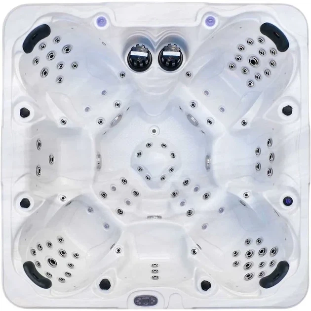 Гідромасажний СПА-басейн Aquajoy Maldives 230×230×95 см на 7 осіб, 101 форсунка, Bluetooth, LED - зображення 3