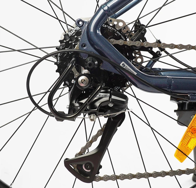 Велосипед Спортивний 27.5 дюймів Corso X-POWER PW-160 обладнання Shimano Altus алюмінієва рама 17 дюймів 24 швидкість. Black and Orange (165327) - Фото 6 Велосипед Спортивний 27.5 дюймів Corso X-POWER PW-160 обладнання Shimano Altus алюмінієва рама 17 дюймів 24 швидкість. Black and Orange (165327) - зображення 6