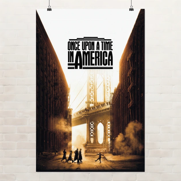 Постер Однажды в Америке, Once Upon A Time In America (1984), культовое кино, A3 42×28 см (id3751) - Фото 1 Постер Однажды в Америке, Once Upon A Time In America (1984), культовое кино, A3 42×28 см (id3751) - изображение 1