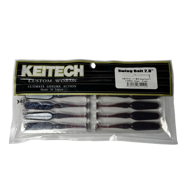 Силікон Keitech Swing Bait 2.8" EA#03 Grape (8 шт/уп),1551.14.92 - Фото 1 Силікон Keitech Swing Bait 2.8" EA#03 Grape (8 шт/уп),1551.14.92 - зображення 1