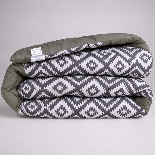 Одеяло Mirson Зимнее Полуторное 155х215 Tencel №0311 Сolor Fun Line 17-0730 Silver Geo Zebra (2200014313358) - изображение 6