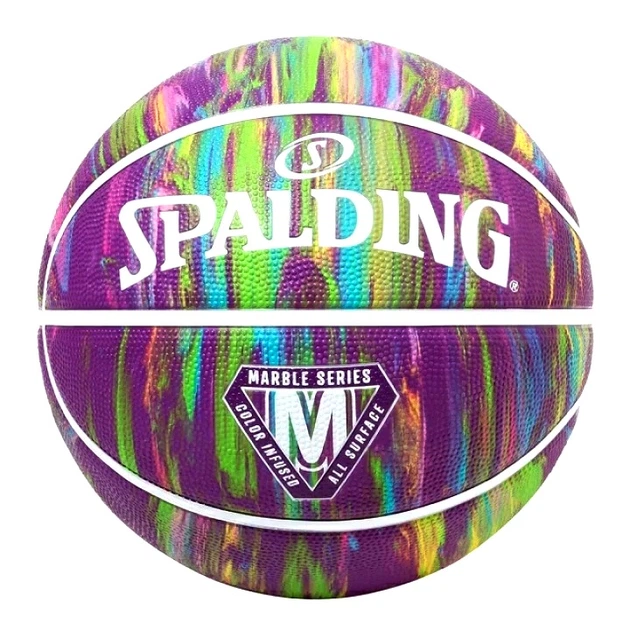 Універсальний Баскетбольний М'яч Spalding Marble(84403Z) 7 - Фото 2 Універсальний Баскетбольний М'яч Spalding Marble(84403Z) 7 - изображение 2