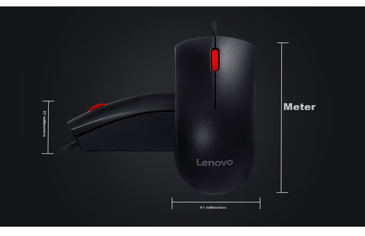 Мышь Lenovo M220L USB - изображение 6