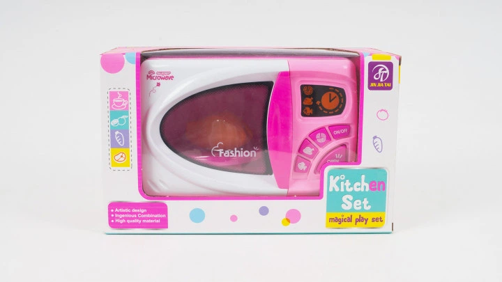 Детская игрушка микроволновка Kitchen set детская микроволновая печь со звуком и светом 681 - изображение 4