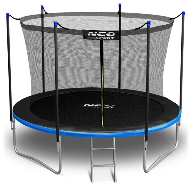 Батут Neo-Sport з внутрішньою сіткою 10 футів 312 см чорно-синій (ISL_NS-10W241) - Фото 1 Батут Neo-Sport з внутрішньою сіткою 10 футів 312 см чорно-синій (ISL_NS-10W241) - изображение 1
