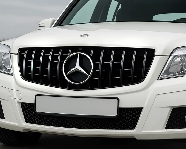 Передня решітка радіатора GT для Mercedes GLK сlass X204 2008-2015 рр - зображення 2