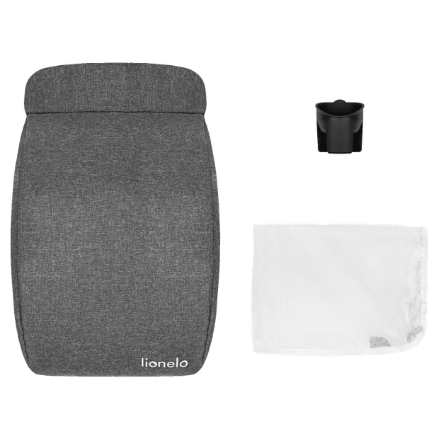 Прогулочная коляска Lionelo Annet Stone Caramel, EVA-колеса, амортизация, лежачее положение, большой капюшон, аксессуары - изображение 6