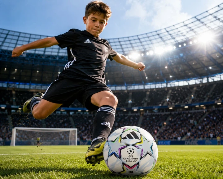 Футбольный мяч Adidas UEFA Champions League 26/27 №4 белый - Фото 6 Футбольный мяч Adidas UEFA Champions League 26/27 №4 белый - изображение 6